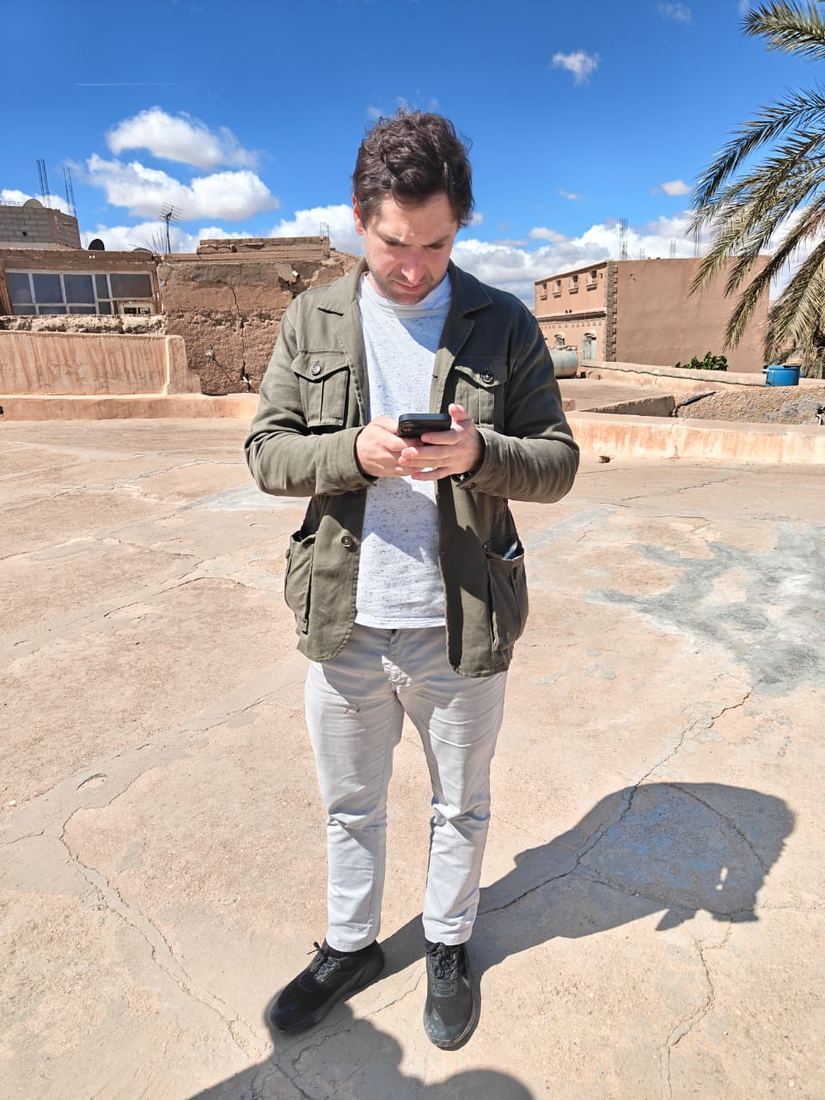 An Algeria Compass traveller on tour in Algeria