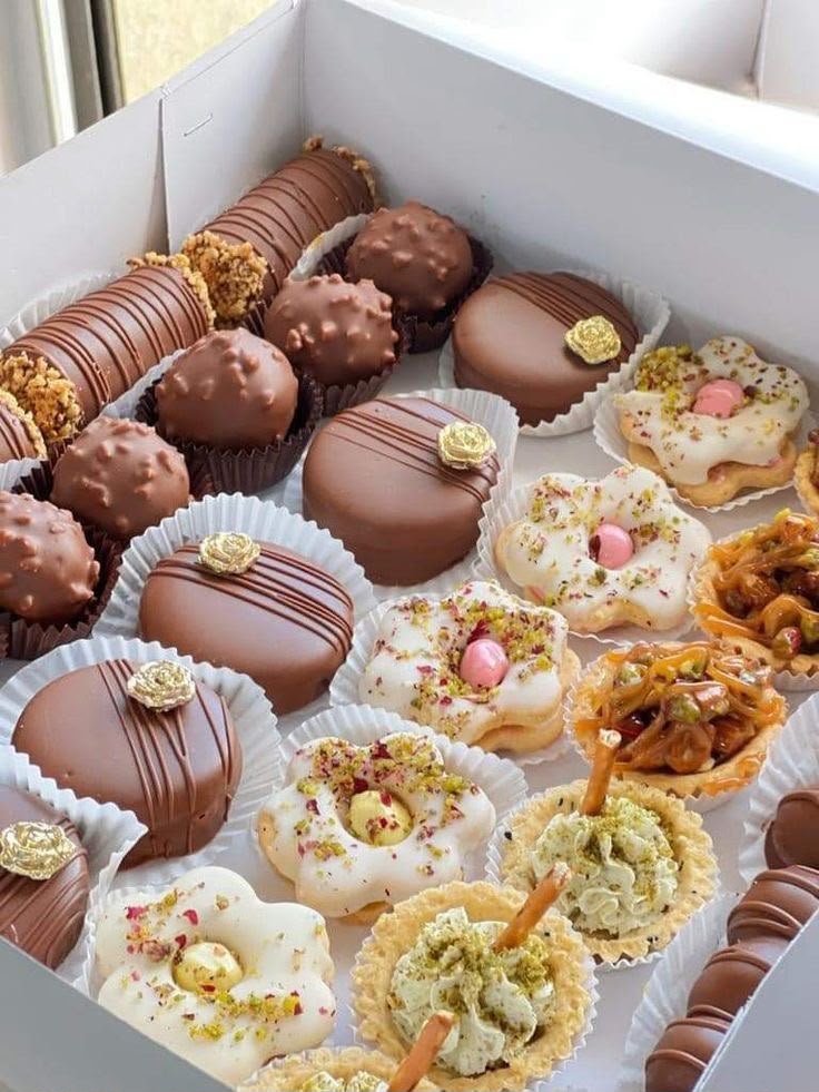 Algerian pastries close-up 8