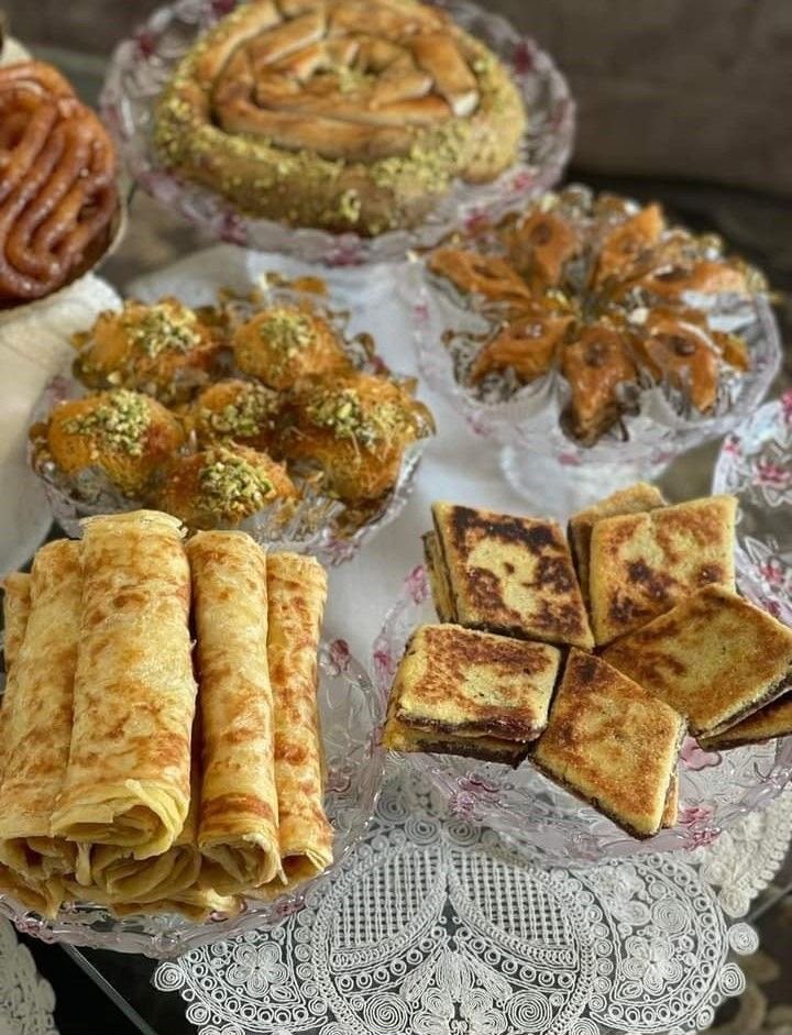 Algerian pastries close-up 11