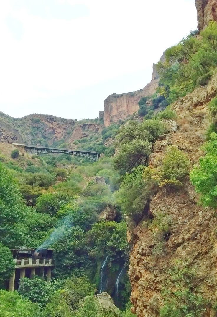 The El Ourit gorge and falls near Tlemcen