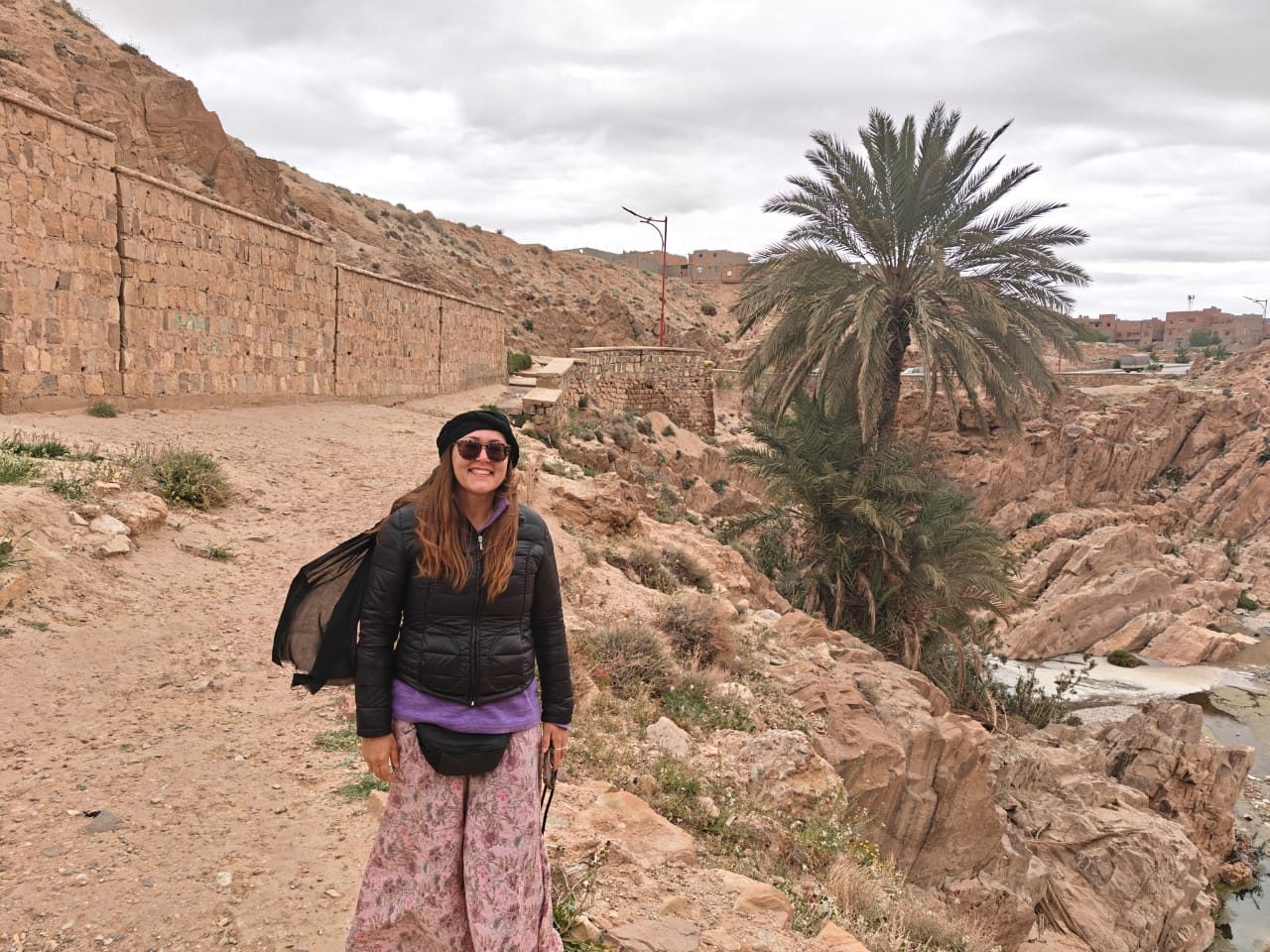 Ancient Roman ruins evoking Djémila in north-eastern Algeria