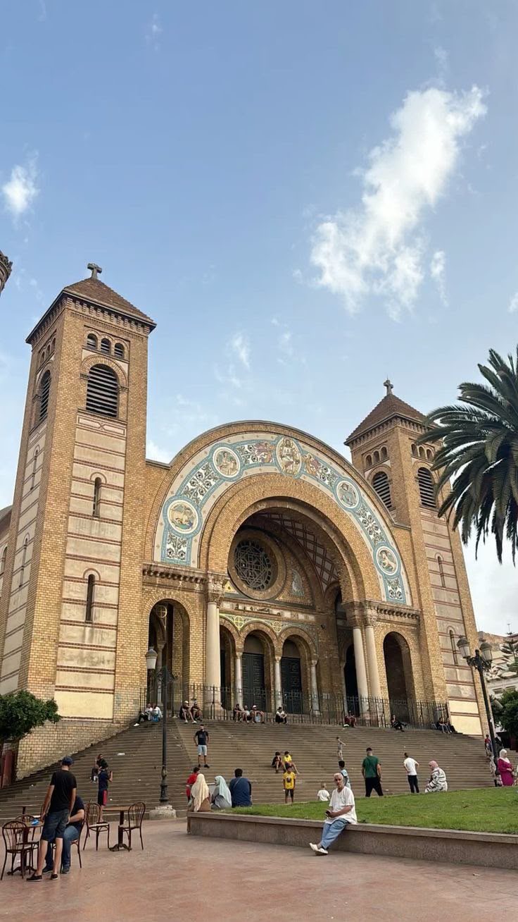 The former Sacre-Coeur cathedral, now a library, in Oran